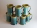 Salt-fired Mugs with Oribe