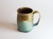 Salt-fired mugs oribe and tenmoku