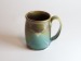 Salt-fired mugs oribe and tenmoku