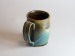 Salt-fired mugs oribe and tenmoku