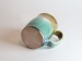 Salt-fired mugs oribe and tenmoku